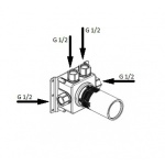 Antonio Lupi Ayati Element podtynkowy do przełącznika podtynkowego Stal Nierdzewna AY603INSA