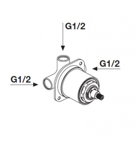 Antonio Lupi Ayatisimple Element podtynkowy do przełącznika podtynkowego Stal Nierdzewna SP602INSA
