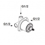 Antonio Lupi Ayatisimple Element podtynkowy do przełącznika podtynkowego Stal Nierdzewna SP602INSA