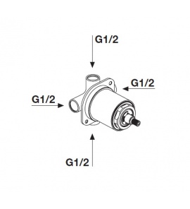 Antonio Lupi Ayatisimple Element podtynkowy do przełącznika podtynkowego Stal Nierdzewna SP603INSA