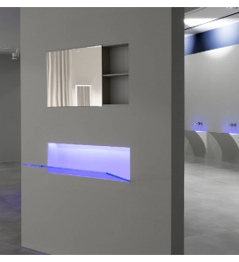 Antonio Lupi Battigia Umywalka Podtynkowa z podświetleniem LED 61x90 cm biała BATTIGIAL