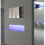 Antonio Lupi Battigia Umywalka Podtynkowa z podświetleniem LED 61x90 cm biała BATTIGIAL