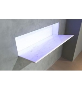 Antonio Lupi Battigia Umywalka Podtynkowa z podświetleniem LED 61x90 cm biała BATTIGIAML