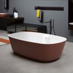 Antonio Lupi Baìa Wanna wolnostojąca 185x90 cm Biały BAìA