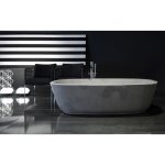 Antonio Lupi Baìa Wanna wolnostojąca 185x90 cm Pietra Grey BAìAPL