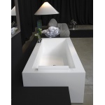 Antonio Lupi Biblio Wanna prostokątna do zabudowy 180x80 cm biała BIBLIO70