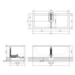 Antonio Lupi Biblio Wanna 170x70 Drewniany BIBLIO14