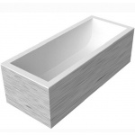 Antonio Lupi Biblio Wanna do zabudowy 170x80 cm Biała BIBLIO20