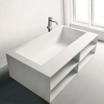 Antonio Lupi Biblio Wanna do zabudowy 180x90 cm Biała BIBLIO60