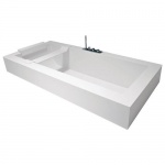 Antonio Lupi Biblio Wanna do zabudowy 180x80 cm Biała BIBLIO80