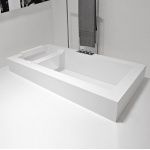 Antonio Lupi Biblio Wanna do zabudowy 180x80 cm Biała BIBLIO80