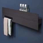 Antonio Lupi Bit Grzejnik elektryczny z aluminium 120x7x23 cm Brown BITL1120E