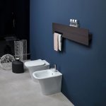 Antonio Lupi Bit Grzejnik elektryczny z aluminium 120x7x23 cm Brown BITL1120E