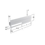 Antonio Lupi Bit Grzejnik elektryczny z aluminium 120x7x23 cm Brown BITL1120E