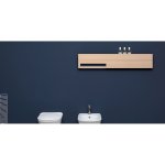 Antonio Lupi Bit Grzejnik elektryczny z aluminium 120x7x23 cm Cipria BITL1120ECIPRIA