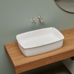 Antonio Lupi Bloom Umywalka stawiana na blat 41x61 cm Biały BLOOM