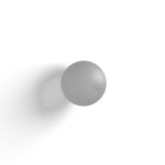 Antonio Lupi Bolla Lampa łazienkowa ścienna ledowa ze szkła pyrex z aluminiowym wspornikiem Ø8 cm BOLLA