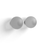 Antonio Lupi Bolla Lampy łazienkowe ścienne ledowe ze szkła pyrex z aluminiowym wspornikiem (para) Ø8 cm BOLLA2