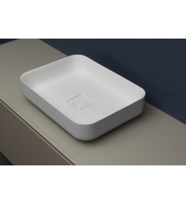 Antonio Lupi Bolo Umywalka Stawiana na blacie 54x40 cm biała BOLOMOOD54