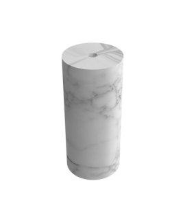 Antonio Lupi Borghi Kolumna podłogowa pod umywalkę Ø 26 cm H 67 cm Biały Carrara BORGHI21