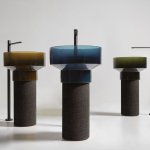 Antonio Lupi Borghi Kolumna podłogowa pod umywalkę Ø 26 cm H 67 cm Toasted cork BORGHI30T