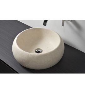 Antonio Lupi Bull Umywalka Stawiana na blat ∅45 cm Pietra Sinai BULL