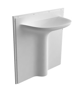 Antonio Lupi Calice Umywalka ścienna z podświetleniem LED 48x90 cm Biały CALICEL