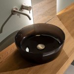  Antonio Lupi Catino Umywalka Stawiana na blat ∅ 50 cm Fume CATINO43CFUME