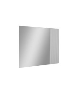 Antonio Lupi Distinto Lustro ścienne z wstawką szklaną, białe oświetlenie led 72x75 cm DISTINTO75W