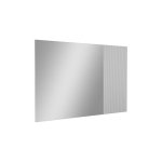 Antonio Lupi Distinto Lustro ścienne z wstawką szklaną, białe oświetlenie led 117x90 cm DISTINTO190W