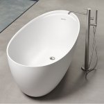 Antonio Lupi Eclipse Small Wanna wolnostojąca 160x75 cm Biały ECLIPSES