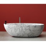 Antonio Lupi Eclipse Wanna wolnostojąca 185x95,5 cm Marmo Carrara ECLIPSEMC