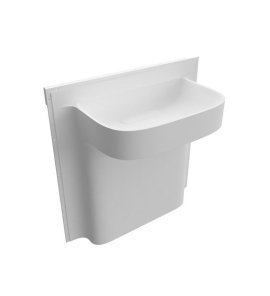 Antonio Lupi Fluido Umywalka ścienna 51,5x94 cm Biały FLUIDO