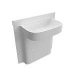 Antonio Lupi Fluido Umywalka ścienna 51,5x94 cm Biały FLUIDO