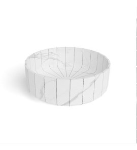 Antonio Lupi Fonte Umywalka stawiana na blat Ø 45 cm Marmo Carrara FONTE