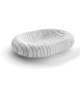 Antonio Lupi Gessati Umywalka stawiana na blat 45x60 cm Marmo Carrara GESSATI60