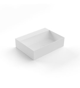 Antonio Lupi GestoMood Umywalka ścienna/stawiana na blacie 40x54 cm Biały GESTOMOOD54