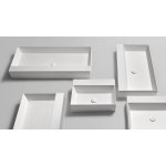 Antonio Lupi GestoMood Umywalka ścienna/stawiana na blacie 50x90 cm Biały GESTOMOOD90