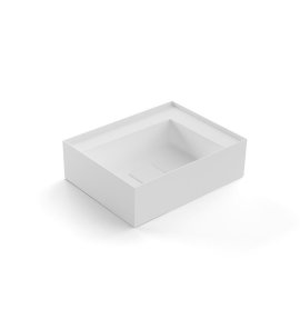 Antonio Lupi GraffioMood Umywalka ścienna/stawiana na blacie 35x45 cm Biały GRAFFIOM45