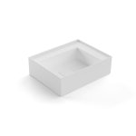 Antonio Lupi GraffioMood Umywalka ścienna/stawiana na blacie 35x45 cm Biały GRAFFIOM45