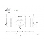 Antonio Lupi Ilbagno Umywalka podblatowa wraz z blatem szkło lakierowane PAUSA2472