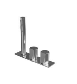 Antonio Lupi Indigo Bateria 3-otworowa wannowa na brzeg wanny Chrom ND702LU