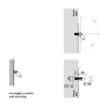 Antonio Lupi MiniAzimut Wylewka do umywalki Stal nierdzewna MINIAZIMUT20