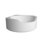 Antonio Lupi Ofuro Wanna wolnostojąca lub narożna 167,5x167,5 cm z podświetleniem LED Biały OFURO1