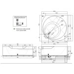 Antonio Lupi Ofuro Wanna wolnostojąca lub narożna 167,5x167,5 cm z podświetleniem LED Biały OFURO1