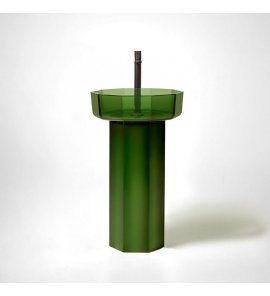     Antonio Lupi Opale Umywalka z postumentem wolnostojącym Bottiglia OPALE10+OPALE20BOTTIGLIA