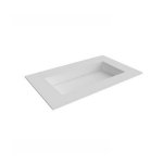 Antonio Lupi Openslotmood Umywalka wpuszczana w blat 47x72 cm Biały OSM47