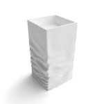 Antonio Lupi Ossimoro Umywalka wolnostojąca 45x45 cm Marmo Carrara OSSIMORO