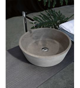 Antonio Lupi Pila Umywalka Stawiana na blat ∅50 cm Pietra Vesuvio PILA11