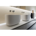 Antonio Lupi Poggio Umywalka Stawiana na blacie 46x40 cm biała POGGIO